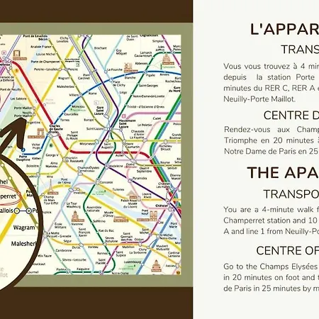 New Duplex 4pers#porte Maillot#porte Champerret * Paris